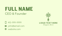 Vegan Fork Restaurant Business Card