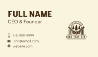 Chainsaw Tree Logger Business Card