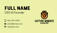 Orange Vegetable Carrot  Business Card