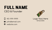 Coffee Plant Tag Business Card