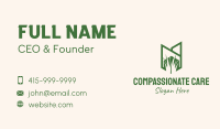 Green Wild Grass Business Card Image Preview