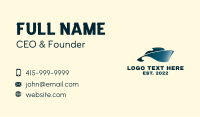 Yacht Sea Wave Business Card