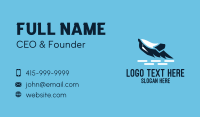 Killer Whale Aquarium Business Card Design