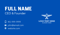 Minimalist Airplane Wings Business Card