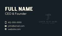 Tailoring Fashion Boutique Business Card