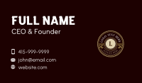 Premium Brewery Business Business Card