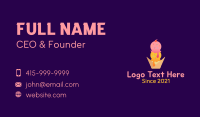 Ice Cream Maker Business Card example 3