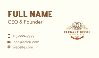 Luxury Gentleman Floral Business Card Image Preview