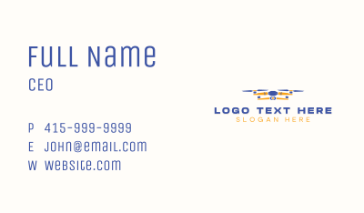 Rotorcraft Aerial Drone Business Card