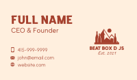 Outdoor Mountain Winery  Business Card Design