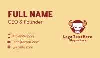 Chinese Zodiac Ox Business Card