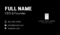 Tuxedo Business Card example 4