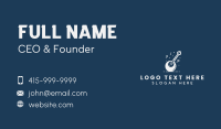 Traditional Cultural Instrument Business Card Design
