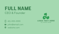 Green Letter L Business Card