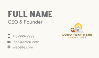 Construction Handyman Home Repair Business Card