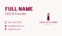 Fashion Woman Dress Business Card