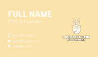 Bunny Rabbit Cracked Egg Business Card