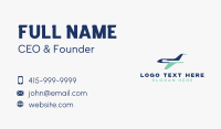 Plane Aviation Airline Business Card Design