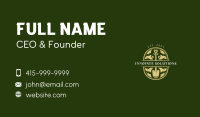 Yard Landscaping Shovel Business Card Design