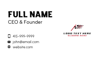 Racing Flag Speed Business Card