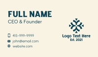 Ancient Tribal Ornament Business Card Design