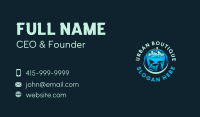 Janitorial Cleaning Bucket Business Card