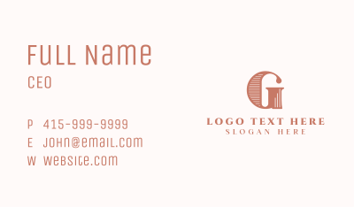 Law Attorney Firm Business Card