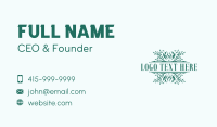 Floral Event Boutique Business Card