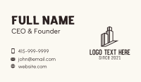 Structural Business Card example 1