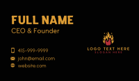 Chicken Flame Grill Business Card