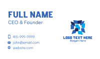 Tech Startup Window Media  Business Card