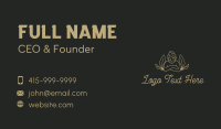 Smiling Woman Beauty Spa Business Card Design