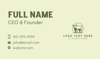 Organic Pig Barn  Business Card