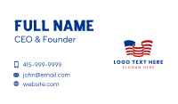 USA Country Flag Business Card