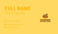 Cute Taco Mascot Business Card Design