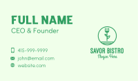 Herbal Organic Restaurant Business Card