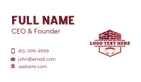 Masonry Trowel Brick  Business Card Design