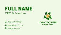 Natural Leaf Star  Business Card