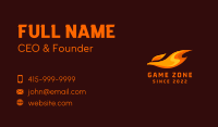 Mythical Fire Bird Business Card Image Preview