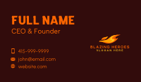 Mythical Fire Bird Business Card Image Preview