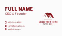 Red House Roofing Contractor  Business Card