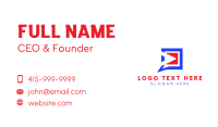 Video Player Talk Business Card Design