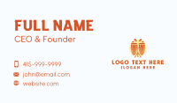 Ethnic Drum Instrument Business Card Design