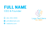 Happy Helping Hands Business Card Design