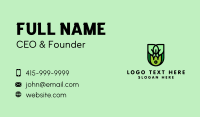 Abstract Nature Emblem  Business Card