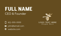 Golden Acorn Branch Business Card Design