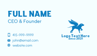 Blue Winged Dog  Business Card