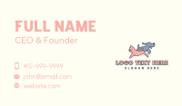 Dog Cat Pet Grooming Business Card