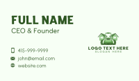 Grass Lawn Mower Business Card