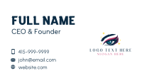 Cosmetology Eye Lashes Business Card